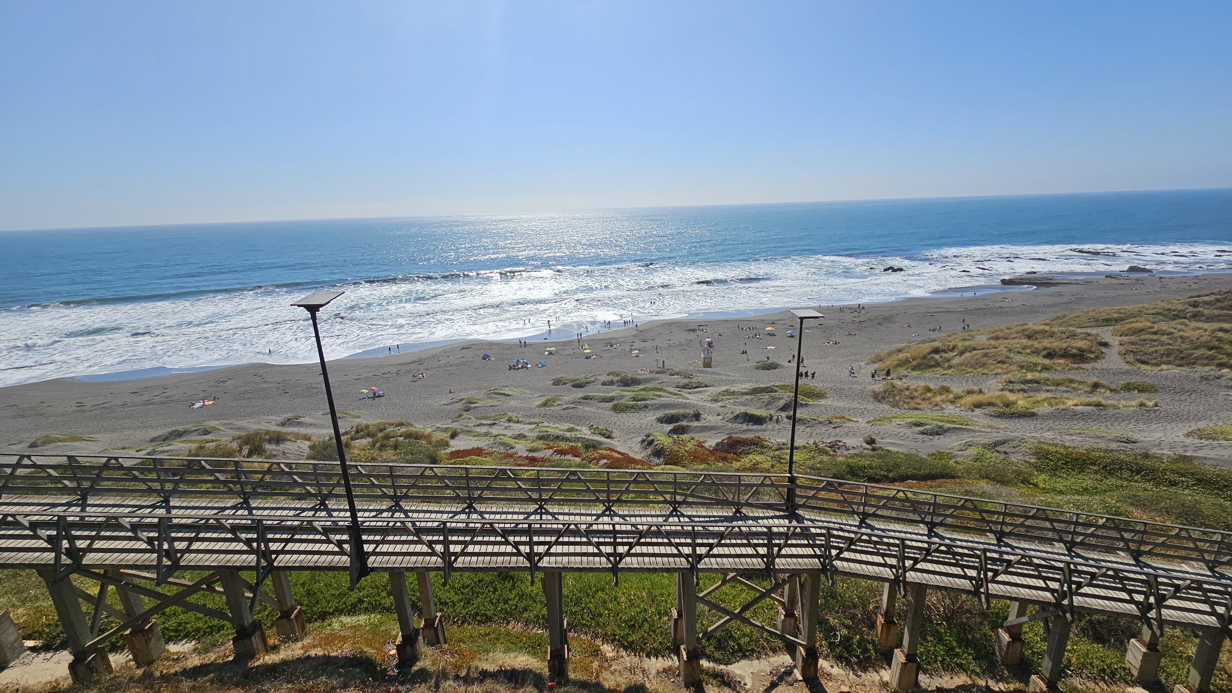 Fotografía del sendero con el que cuenta el mirador
